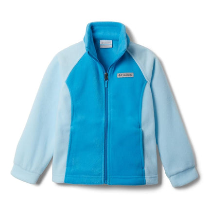 Columbia Polar de bebé Benton para niñas, Azul primavera/Azul frío, L