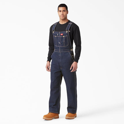 Dickies mens Big-Tall Bib overalls and coveralls workwear apparel, Indigo Rigid, 58W x 32L US