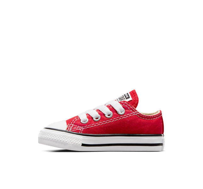 Converse Kid's Chuck Taylor All Star Low Top Shoe, red, 13 M US Little Kid