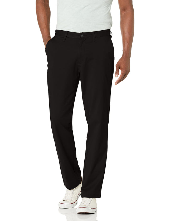 Nautica Men's Classic Fit Flat Front Stretch Solid