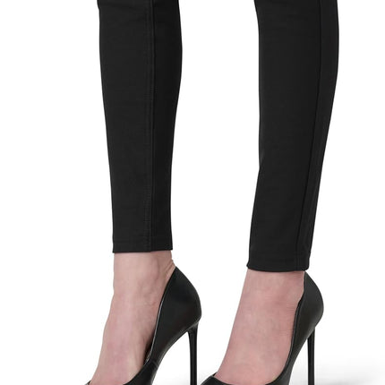 HUE Women’s Essential Denim Leggings | Back Pockets | Black XL