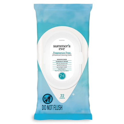 Summer's Eve Gentle Feminine Wipes, Fragrance Free