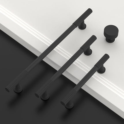 Asidrama 10 Pack 7.5 Inch(192mm) Matte Black Cabinet pulls Kitchen Cabinet Handles, Cabinet Pulls Kitchen Cabinet Hardware for Cupboard Drawer Pulls