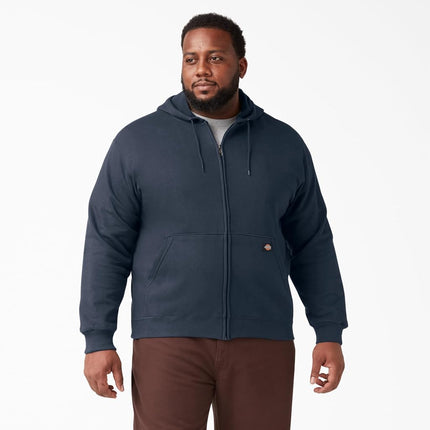 Dickies Men's Full Zip Hoodie Fleece Jacket, Dark Navy, M UK