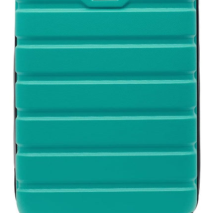 Wrangler Hardside Carry-on Spinner Luggage, Teal, 
