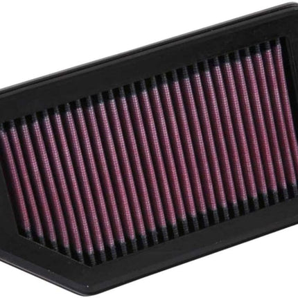 Filtre à air moteur K&N : Haute performance, Premium, Lavable, Filtre plat : 2014-2019 (City, BR-V), 33-3030