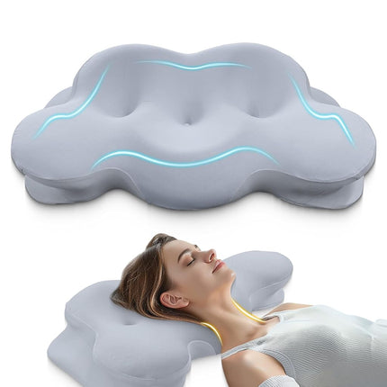 Cervical Neck Pillow, Pillows for Neck and Shoulder Pain, Contour Pillow, Neck Pillows, Pillow for Neck Pain Relief, Side Sleeper Pillows for Adults, Ergonomic Pillow, Cervical Pillow
