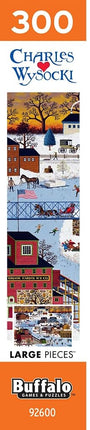 Buffalo Games - Charles Wysocki - Cider Brook Farms - Large Piece Jigsaw Puzzle for Adults - Challenging Puzzle Perfect for Game Nights - Finished Size is 21.25 x 15.00