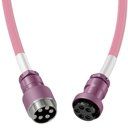GLORIOUS Premium Coiled Keyboard Cable (Pixel Pink)