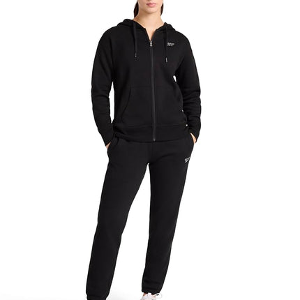 Reebok Ladies Diamante Standard Fit 30" Inseam Midweight Cotton/Polyester Joggers - Black, M