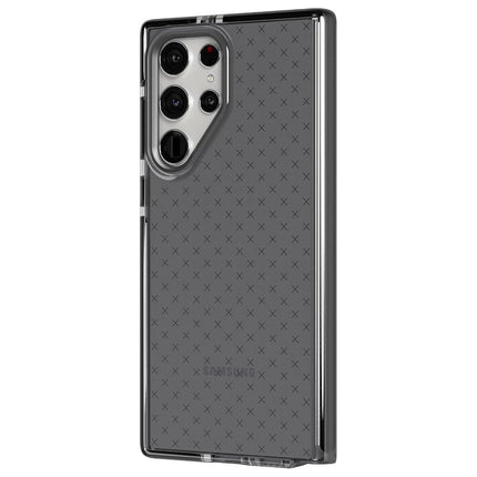 Tech21 Evo Check for Samsung Galaxy S22 Ultra – Protective Phone Case with 16ft Multi-Drop Protection Smokey Black