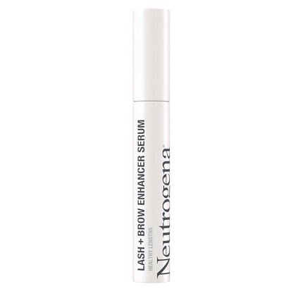 Neutrogena Healthy Lash + Brow Enhancer Serum Formulated with Biotin & Peptides; Nourishing & Conditioning Serum to Enhance the Look of Lashes & Eyebrows, 0.08 oz