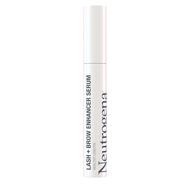 Neutrogena Healthy Lash + Brow Enhancer Serum Formulated with Biotin & Peptides; Nourishing & Conditioning Serum to Enhance the Look of Lashes & Eyebrows, 0.08 oz