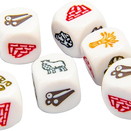 CATAN | Dice Game- Clamshell | Dice Games | Ages 7+ | 1-4 Players | 15-30 Minutes Playing Time