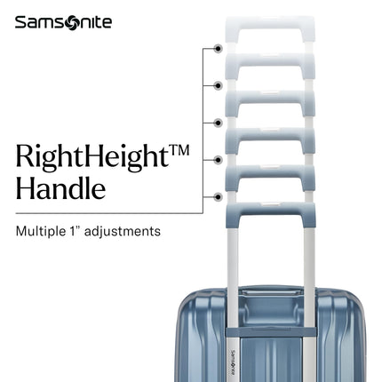 Samsonite Uplift Hardside, Azul Elemental, Maleta Grande Facturable de 27 Pulgadas, Uplift Hardside
