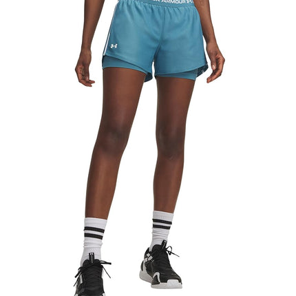 Under Armour Womens in 1 Shorts Women Boun Blue/Wh