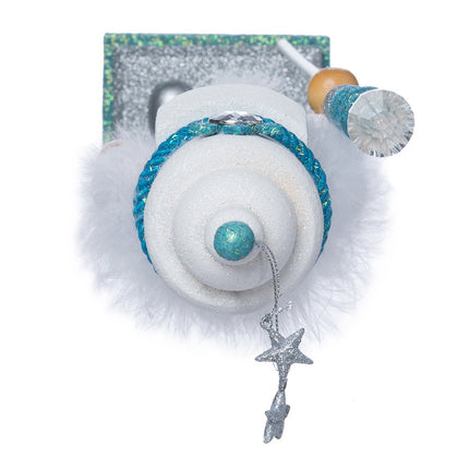 Kurt Adler Hollywood Nutcracker, 17-Inch, Turquoise/White
