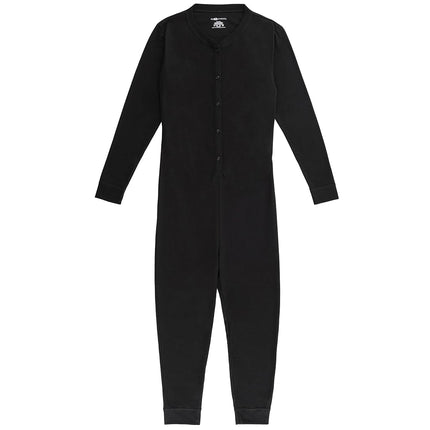 Fruit of the Loom Boys' Premium Union Suit, Black, XL
