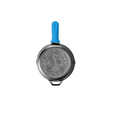 Lodge Seasoned Cast Iron Sugar Skull Skillet with 