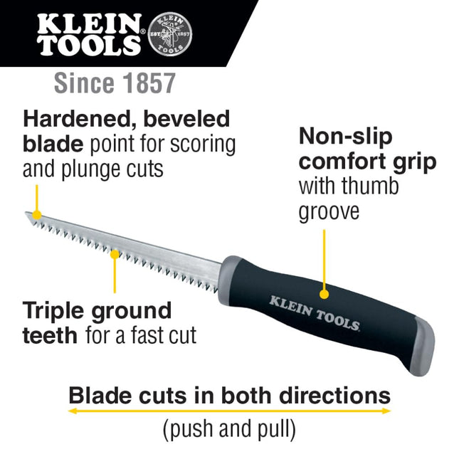 Klein 725 Jab Saw, Black