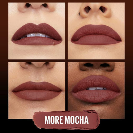 Maybelline New York, Lipstick, Matte & Lightweight, Color Sensational Ultimatte, 1.7g, More Mocha