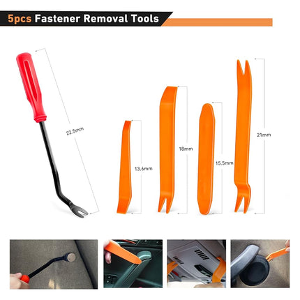 GOOACC 795 pièces Clips de fixation pour voiture et assortiment de fixations automobiles 23 tailles les plus populaires Rivets de pare-chocs en nylon Kit de goupilles à vis en métal avec 10 attaches de câble et dissolvant pour Toyota GM Ford Honda Chevy