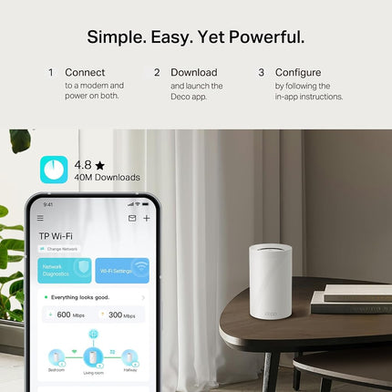 TP-Link Deco BE67 Tri-Band WiFi 7 BE14000 Whole Home Mesh System | 8-Stream 14Gbps | 1×10G+1×2.5G Multi-gig Wired Backhaul | Up to 8100 Sq.ft | VPN, HomeShield, MLO, 320 MHz, AI-Roaming (3-Pack)