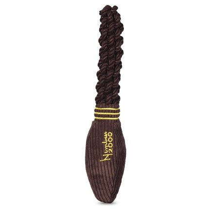 Harry Potter Nimbus 2000 Rope Pet Toy, 14 Inch | Nimbus 2000 Dog Toy for Tugging with Crinkle and Squeaker