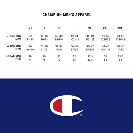 Champion Men's Jersey Short with Pockets Shorts, Granite Heather, L