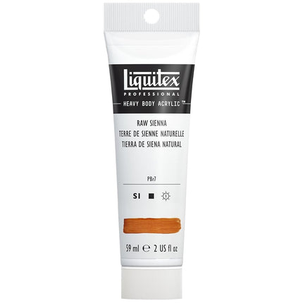Pintura acrílica de cuerpo denso profesional Liquitex, tubo de 59 ml, Siena Tostada