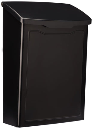 ARCHITECTURAL MAILBOXES 2681B Black Marina Wall Mo