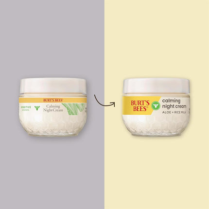 Burt's Bees Sensitive Night Face Cream, 50g