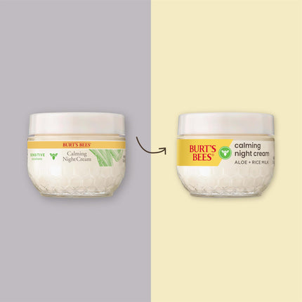 Burt's Bees Sensitive Night Face Cream, 50g