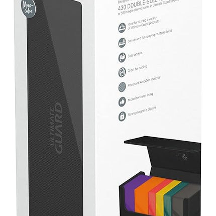 Ultimate Guard Arkhive 400+ XenoSkin Monocolor Black