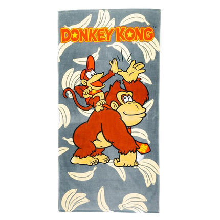 Franco Collectibles Nintendo Donkey Kong Gaming Soft Cotton Bath/Pool/Beach Towel, 60 in x 30 in, (100% Officially Licensed Product)