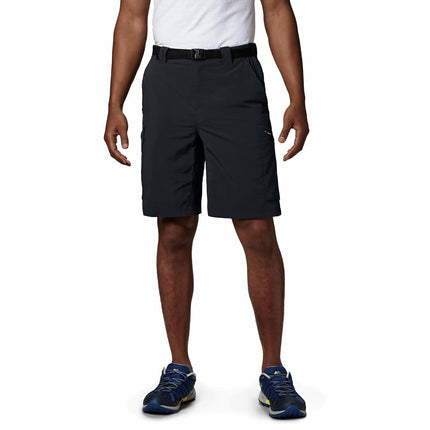 Columbia Men’s Hiking Cargo Shorts, SILVER RIDGE CARGO SHORT, Nylon, Black, Size: 38, AM4084
