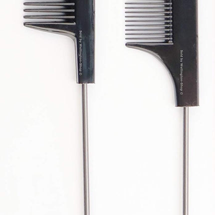 Krest Hair Comb - Stainless Steel, Black, Large, 2