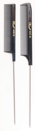 Krest Hair Comb - Stainless Steel, Black, Large, 2