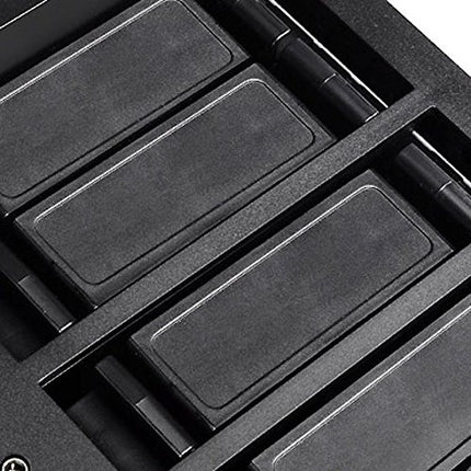 SilverStone SST-DS380 - Case Storage Mini-ITX Computer Case with Door, Black