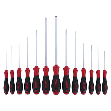 Wiha 36791 13-Piece MagicRing Screwdrivers Holding Ball Inch Hex Drivers