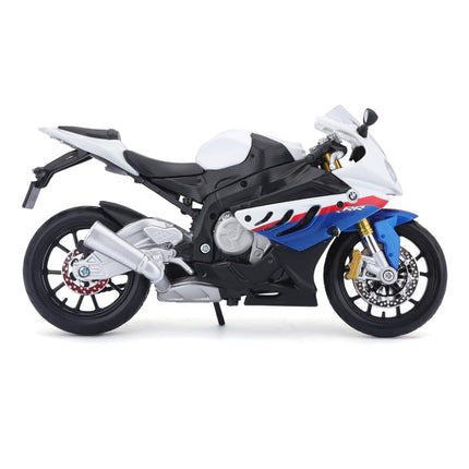 BMW S1000RR White/Red/Blue Motorcycle 1/12 by Maisto 31191 by Maisto