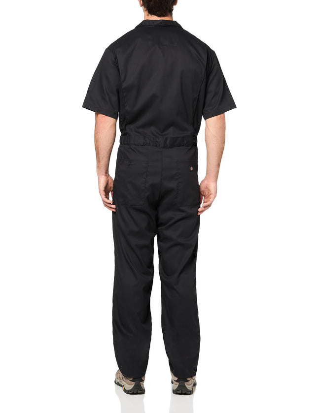 Combinaison à manches courtes Dickies Flex pour hommes, noire, 1X