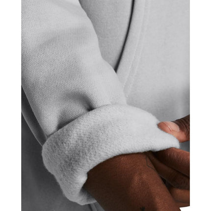 Under Armour Women's Rival Fleece Hoodie, (011) Mod Gray / / White, Large