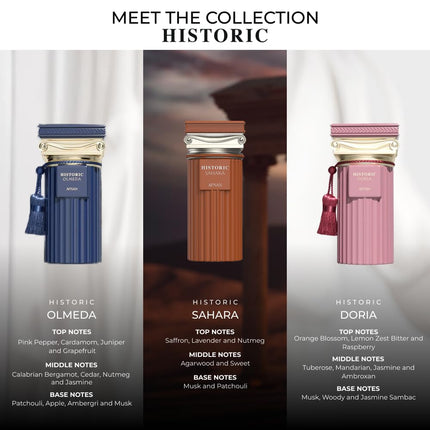 Historic Collection - Sahara by Afnan for Unisex - 3.4 oz Extrait De Parfum Spray