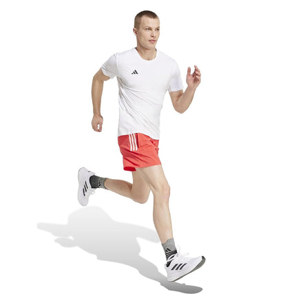 adidas Men's Own The Run Short, Semi Lucid Red, XXL / 5L