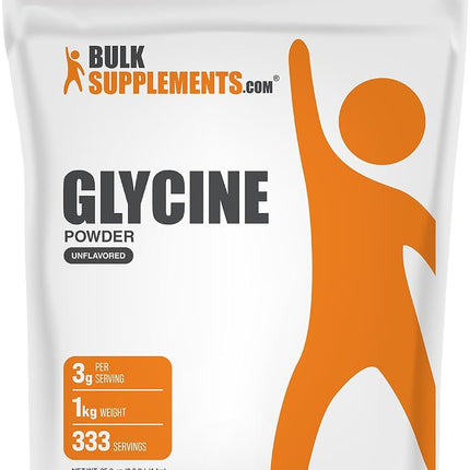 BulkSupplements.com Glycine Powder - Glycine Suppl