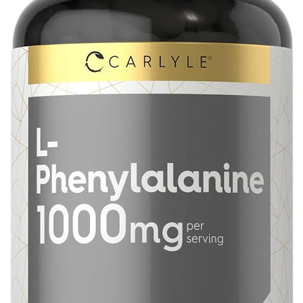 Carlyle L-Phenylalanine 1000mg | 200 Capsules | Am