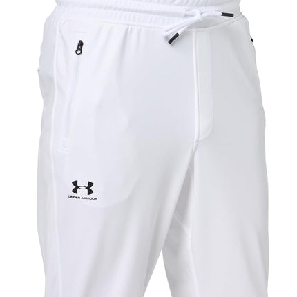 Under Armour Mens Sportstyle Tricot Jogger, (100) White / / Black, X-Large