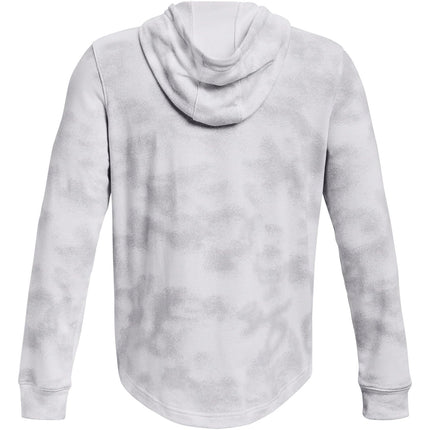 Sudadera con capucha Under Armour UA Rival Terry Novelty - 1377185-100 - Blanco/Gris niebla/Negro - L