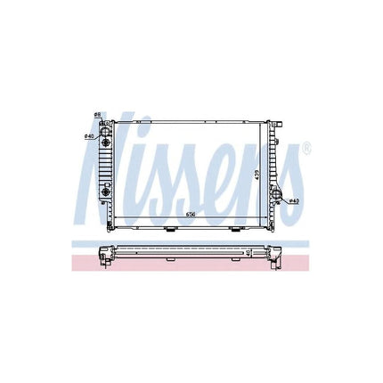 Nissens 60748A Radiator, engine cooling